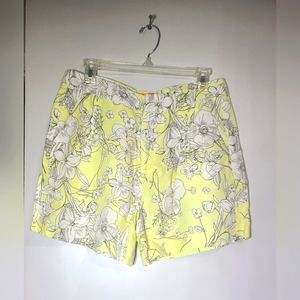 Joe‎ Fresh shorts - yellow and white size 8